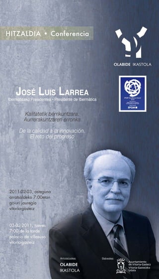 Jose Luis Larrearen Hitzaldia