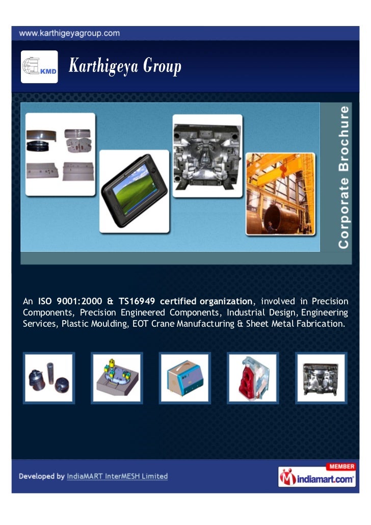 KARTHIGEYA MOULDS & DIES PVT. LTD, Chennai, Precision Components