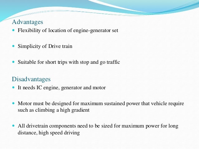 Electric and Hybrid vehicles