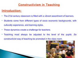 CONSTRUCTIVISM IN TEACHING - PPT