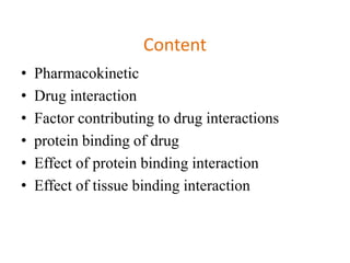drug interaction | PPTX