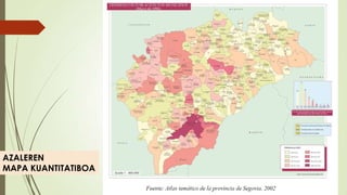 AZALEREN
MAPA KUANTITATIBOA
 