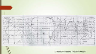 E. Halleyren 1686ko “Haizeen Mapa”
 