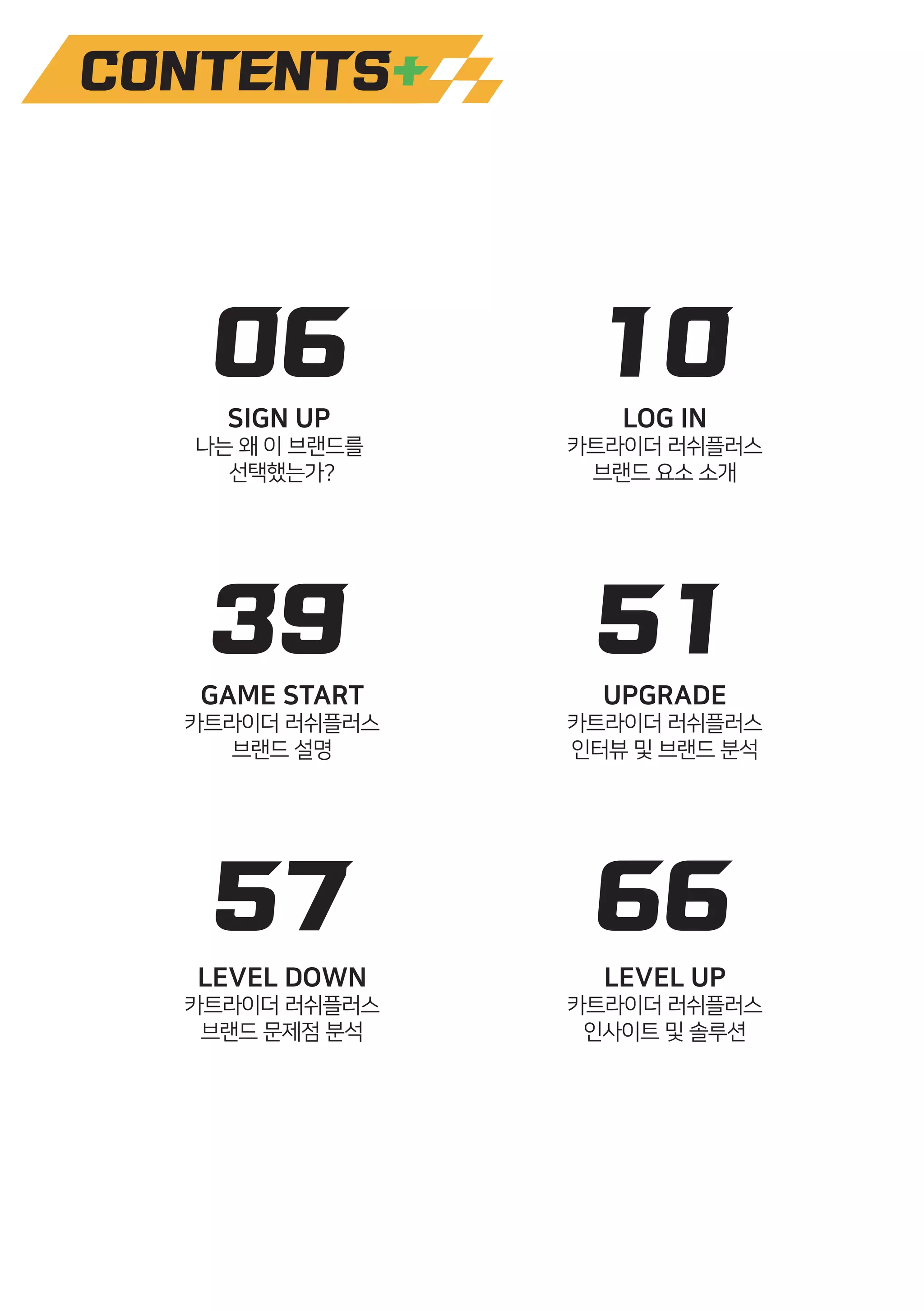 카트라이더 러쉬플러스 브랜드북 : 홍보광고학과 19 김혜주 | PDF