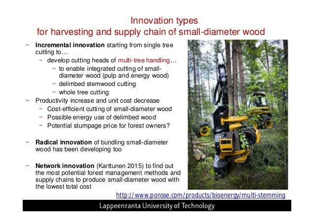 tree cutting cost important main innovation types of forest biomass supply chains tree cutting cost important main innovation types of forest biomass supply chains