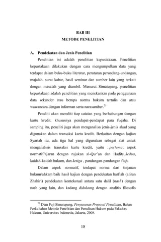 Kartu Kredit dan Keabsahan Penggunaannya dalam Transaksi ...