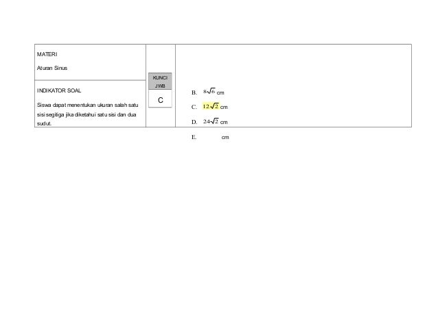Cara Menjawab Soal Tkm