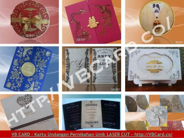 Kartu Undangan Pernikahan Elegan