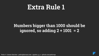 Pedro V. Gómez Sánchez - pedro@karumi.com - @pedro_g_s - github.com/pedrovgs
Extra points
 
