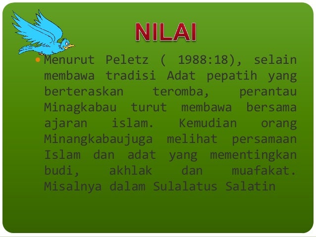 Adat Pepatih Dan Temenggung Karya Agung