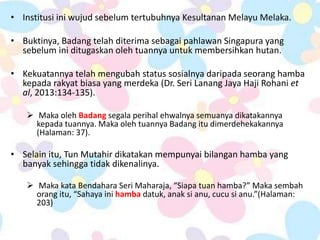 Strata Sosial Masyarakat Melayu Tradisional