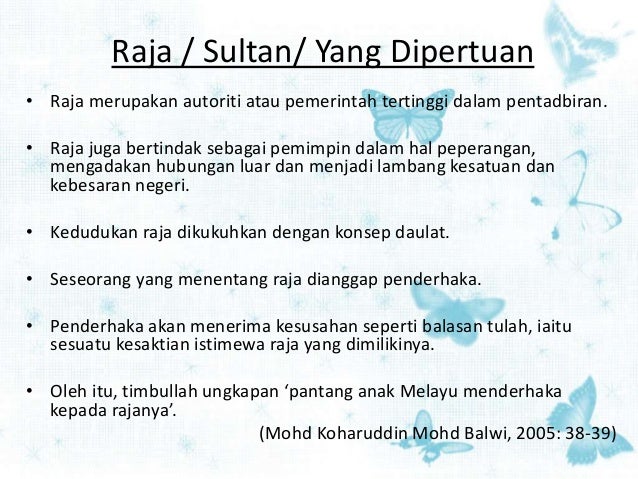 Strata Sosial Masyarakat Melayu Tradisional