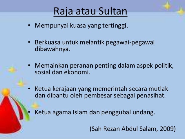 Strata Sosial Masyarakat Melayu Tradisional