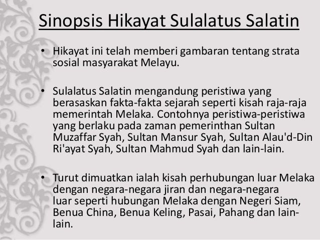 Strata Sosial Masyarakat Melayu Tradisional