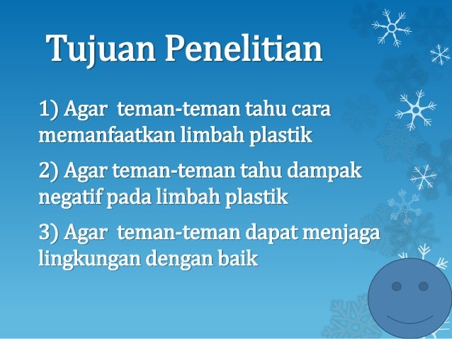 Karya Ilmiah Daur Ulang Limbah Plastik