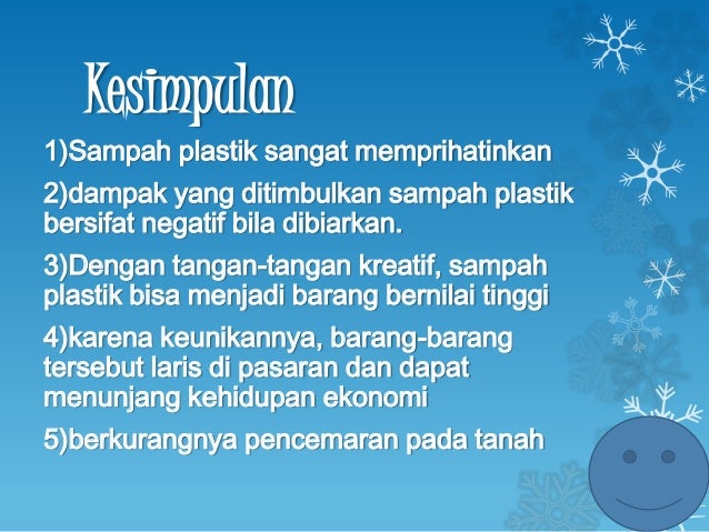 Karya Ilmiah Daur Ulang Limbah Plastik