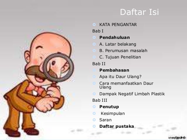 Karya Ilmiah Daur Ulang Limbah Plastik