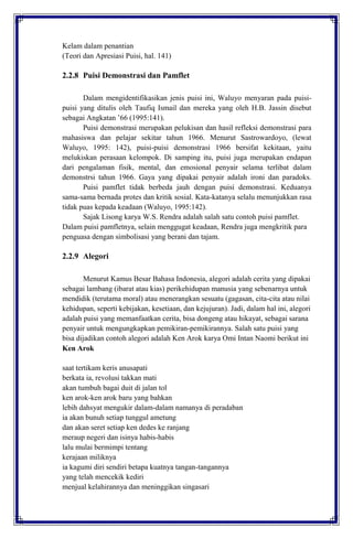 Karya ilmiah, bahasa indonesia, MEMAHAMI MAKNA DARI SEBUAH PUISI YANG…