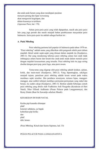 Karya ilmiah, bahasa indonesia, MEMAHAMI MAKNA DARI SEBUAH PUISI YANG…
