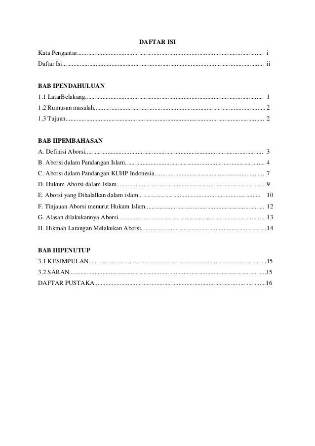 25+ Contoh daftar isi makalah tentang gejala biotik dan abiotik information