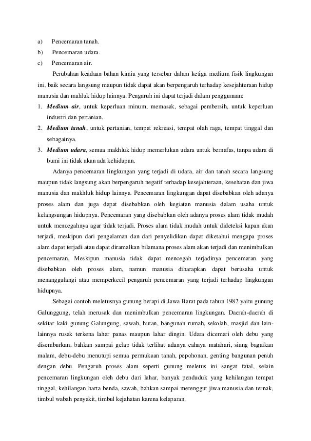 Contoh Karya Ilmiah Populer Tentang Lingkungan Ilmusosial Id