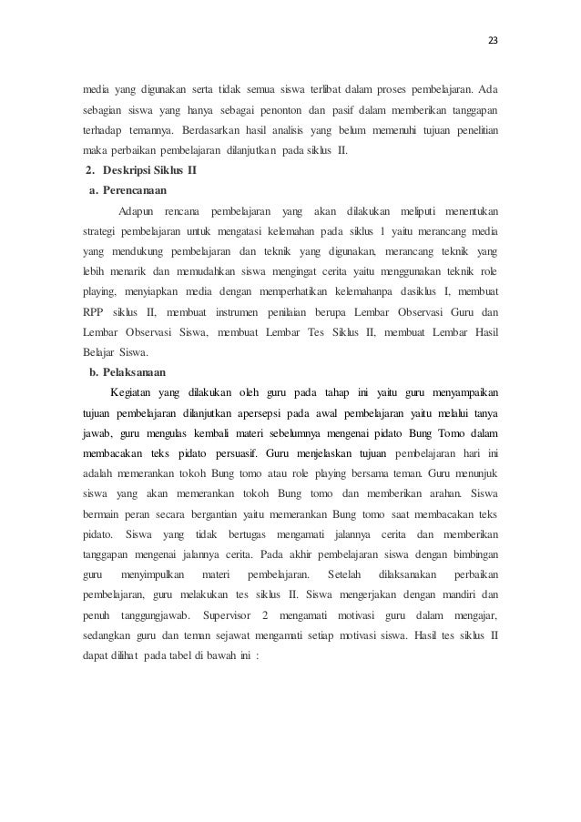PENINGKATAN MOTIVASI DAN HASIL BELAJAR BAHASA INDONESIA 