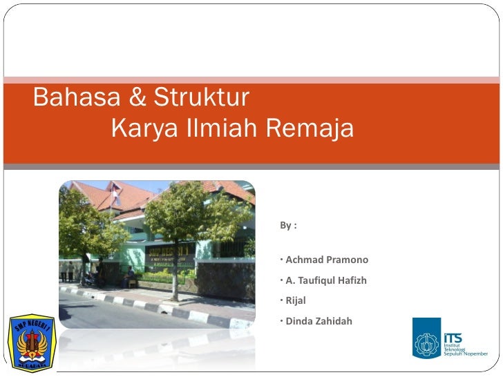 Karya ilmiah remaja (part 2) new 2
