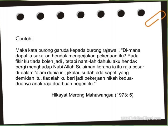 Karya Klasik Hikayat Merong Mahawangsa