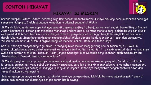 Contoh Hikayat Si Miskin Singkat Belajar Pengetahuan Online