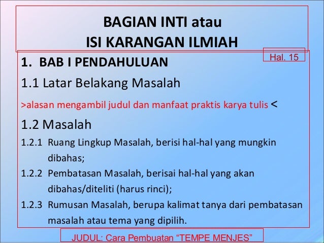 Menulis Karya Tulis Sederhana - Revisi (KD 12.1)