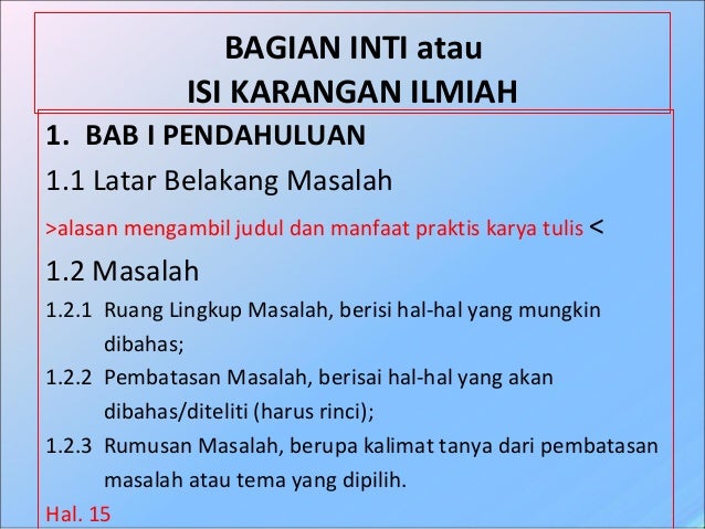 3 Bagian Karya Ilmiah
