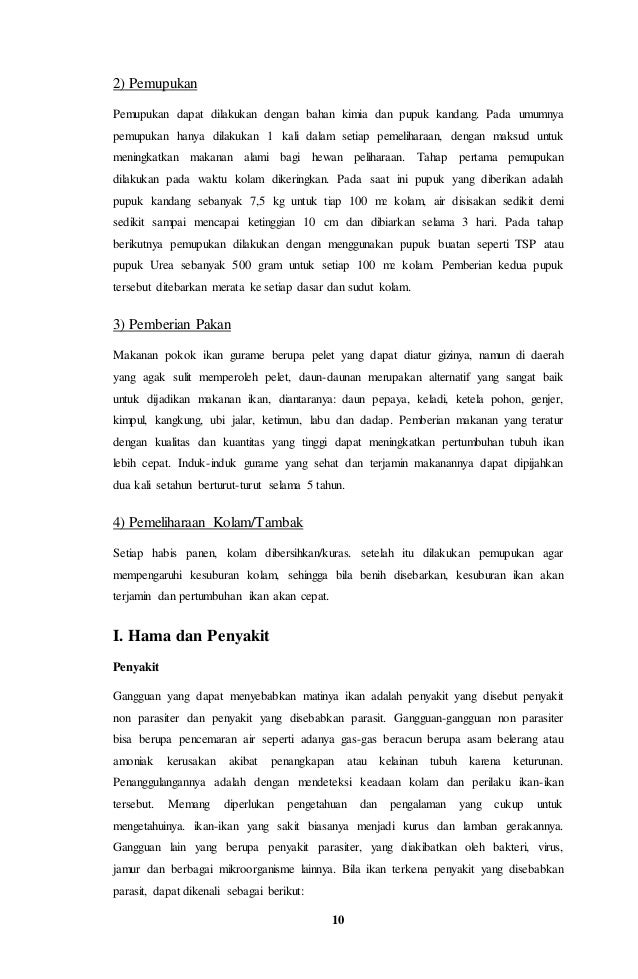 Makalah budidaya ikan gurame