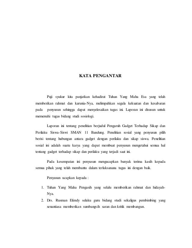 Sosiologi Karya Tulis Ilmiah