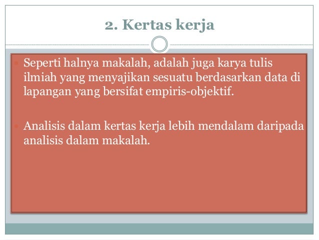 Karya tulis ilmiah I