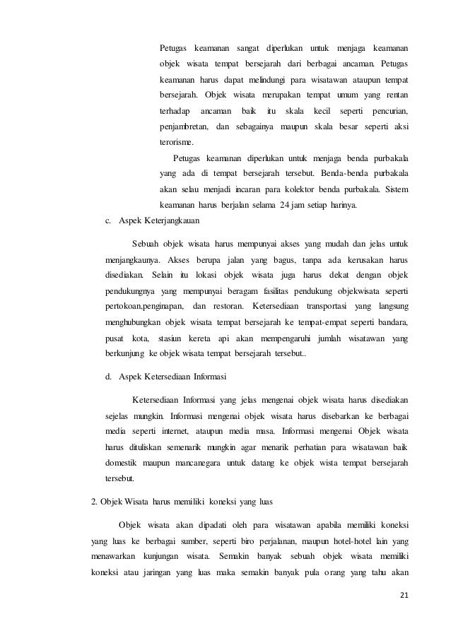 Contoh Tulis Later Belakang Tempat Tinggal Sejarah
