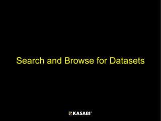 Search and Browse for Datasets 