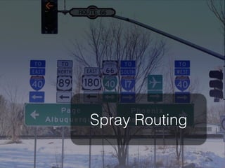 Spray Routing 
 