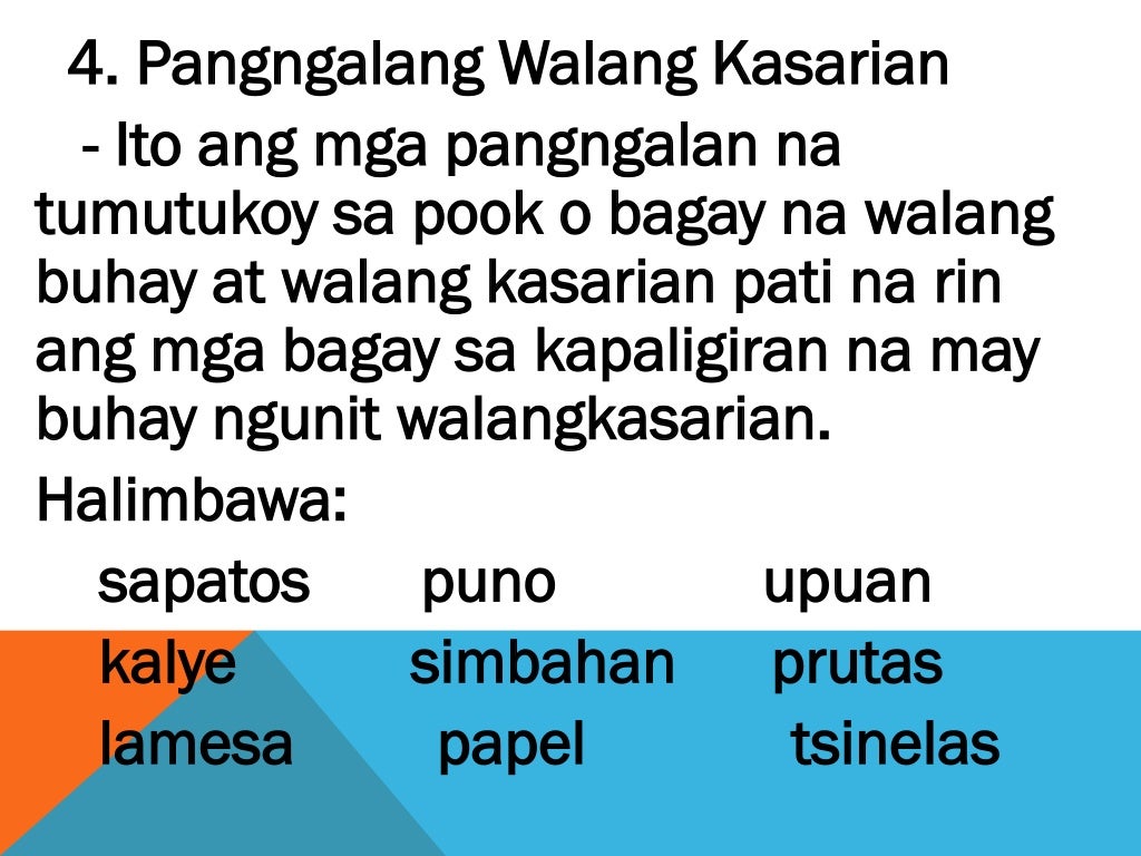 Kasarian ng pangngalan