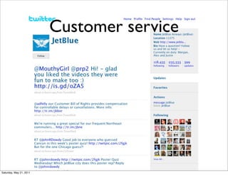 Customer service




Saturday, May 21, 2011
 