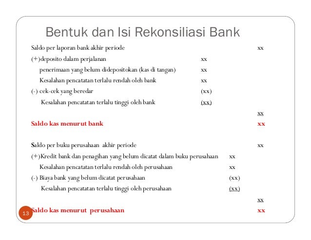 Perbedaan Rekonsiliasi Fiskal Dan Rekonsiliasi Bank Perbedaan Rekonsiliasi Fiskal Dan Rekonsiliasi Bank