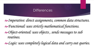 program development and paradigms | PPT
