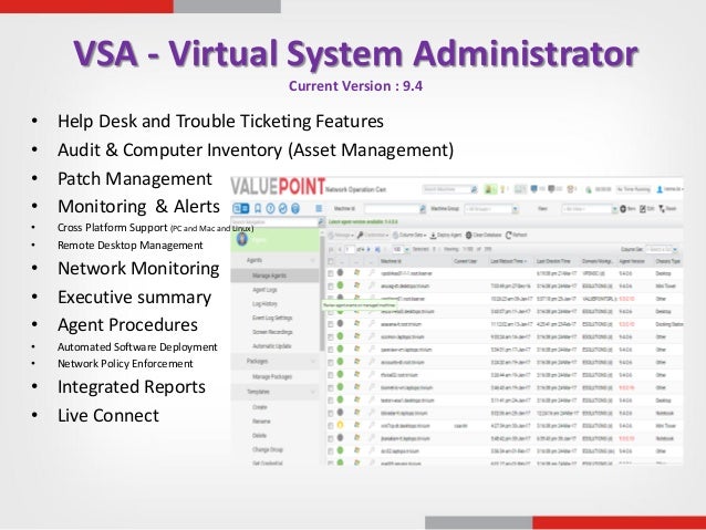Kaseya Monitoring Tool