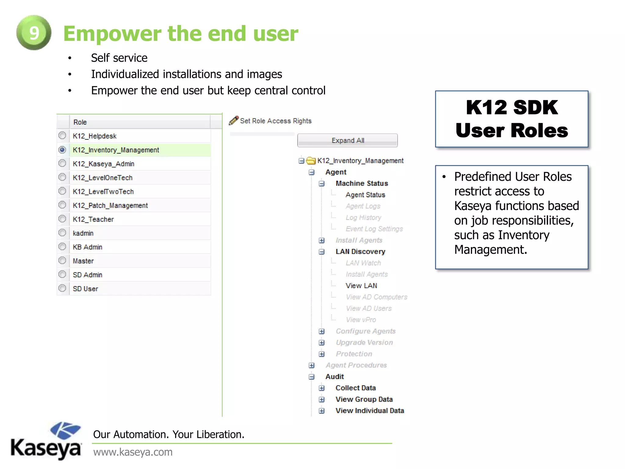 Reduce ongoing cost of new machines and initiatives