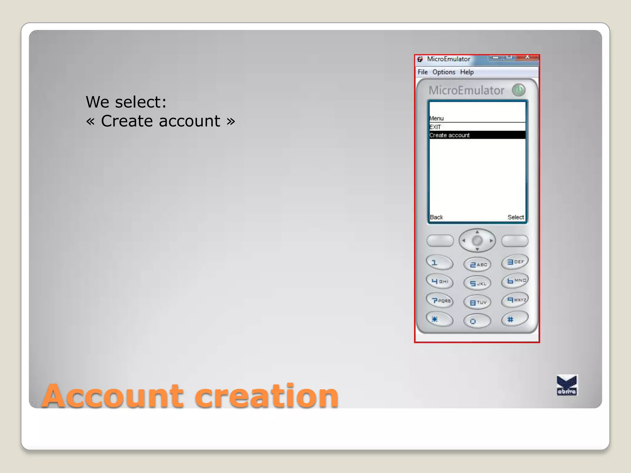 We are promptedwith a Sign in Form