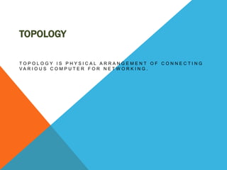 Computer Network topology | PPTX