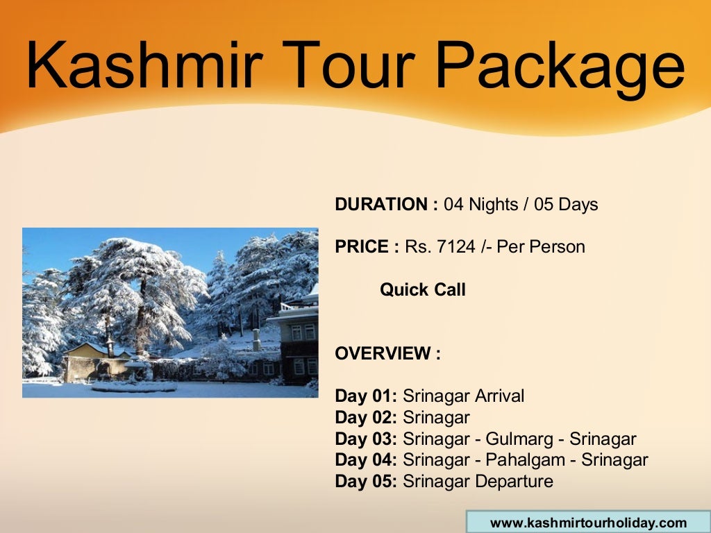 Kashmir tour package