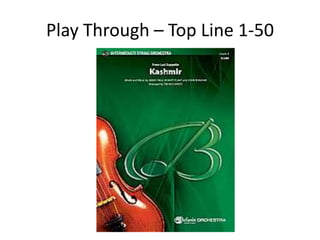 Play Through – Top Line 1-50 