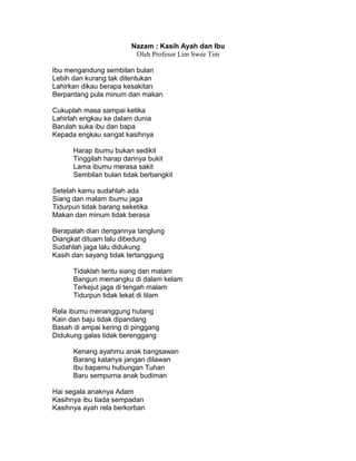 Kasih ayah dan ibu | DOC