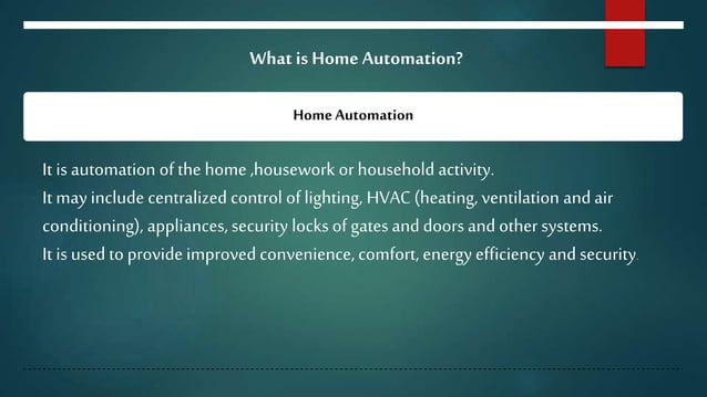 IOT Based Home Automation using Raspberry Pi-3 | PPTX