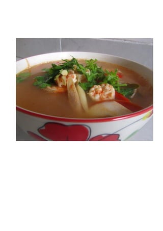Kasina namprai Tom Yum soup